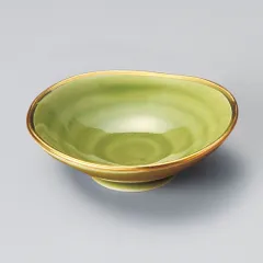 四釉金（緑）小付（有田焼）