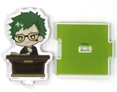 【中古】アクリルスタンド・アクリルパネル トレイ・クローバー 「ツイステッドワンダーランド ミニキャラスタンド 魔法史ver.」