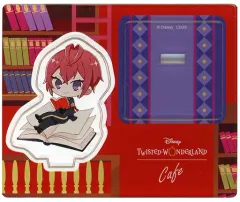 【中古】アクリルスタンド・アクリルパネル リドル・ローズハート 「ディズニー ツイステッドワンダーランド×OH MY CAFE 第二弾 ミニアクリルスタンド」