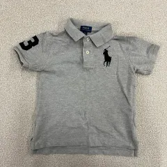 4 ポロラルフローレン キッズ カラ 半袖 Tシャツ 0203M1