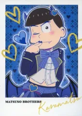 【中古】キャラカード(キャラクター) カラ松(上半身) オリジナルトレーディングカード 「えいがのおそ松さん 悪魔アイドル in マルイ」 お買上げ抽選会 D賞