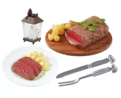 【中古】トレーディングフィギュア 5.メインディッシュはローストビーフ 「PEANUTS SNOOPY’s Garden Party」