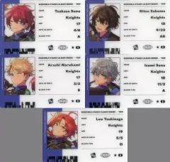 【中古】キャラカード Knights ID風カード(5枚セット) 「CD Knights / あんさんぶるスターズ!アルバムシリーズ TRIP 初回限定生産盤」 封入特典