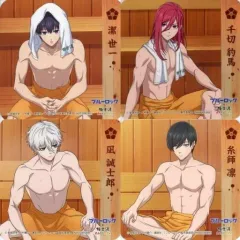 【中古】コースター 全4種セット オリジナルコースター 「ブルーロック×極楽湯・RAKU SPA エゴイストたちのふろロック」 コラボメニュー注文特典C