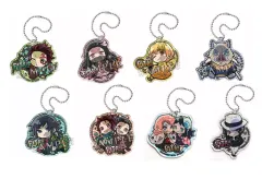 【中古】キーホルダー・マスコット(キャラクター) 全8種セット 「ぴた!でふぉめ 鬼滅の刃 アクリルキーホルダー」