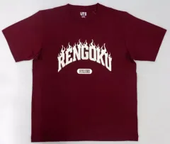 【中古】衣類 煉獄杏寿郎 グラフィックTシャツ レッド Lサイズ 「鬼滅の刃×ユニクロ 第2弾」