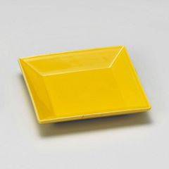 スクエアプレート 角皿 盛り皿 平皿 四角皿 食器 陶器製 黄色 - メルカリ