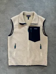 Patagonia パタゴニア アイボリー カラー レトロ フリース ベスト