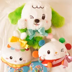 NHKいないいないばあっ！ワンワン&ぽぅぽ&まぁるのぬいぐるみ　～リボン～　全3種　コンプリート
