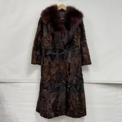 古着 ファー コート ロング レディース 11号 ISItems【USED】【古着】【中古】50153273