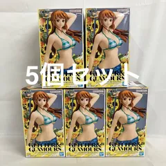 未開封 ワンピース GLITTER&GLAMOURS ナミ A フィギュア 5個セット SF2546 c099
