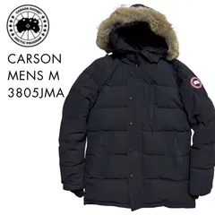 カナダグース　カーソンパーカー　メンズＬ　ブラックネイビー　ダウン　ナイロン