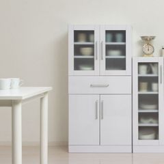 たのメル便・送料込み】美品 ニトリ 食器棚 引き出し式 90cm - メルカリ