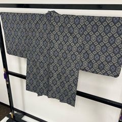 道行コート 花模様 丸 十字 唐花 唐草 花籠 着物 015tz - メルカリ