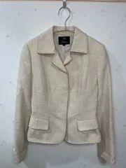 23区 日本製 ベージュ テーラードジャケット サイズ36 セレモニー 通勤