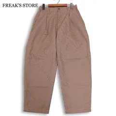 FREAK'S STORE フリークスストア 通年★ 千鳥柄 テーパード イージー パンツ Sz.S メンズのサムネイル