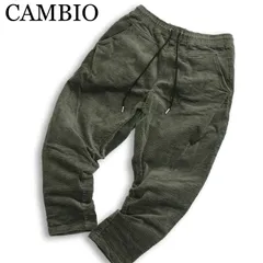 CAMBIO カンビオ 秋冬 ストレッチ コーデュロイ★ イージー サルエル ジョッパーズ パンツ Sz.S メンズのサムネイル
