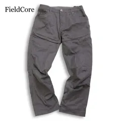 FieldCore フィールドコア ワークマン 通年 4D 超撥水★ ストレッチ スラックス パンツ Sz.L　メンズ グレー 作業服