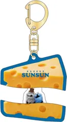 ケイカンパニー パペットスンスン PUPPET SUNSUN パカッとアクリルキーホルダー チーズ PSS-PAK-CH