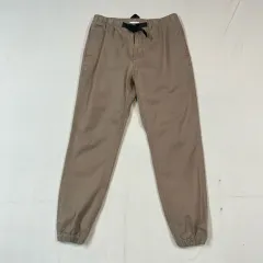 L) グラミチ カーキ ブラウン コットン パンツ ジョガー パンツ