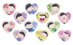 【中古】バッジ・ピンズ(キャラクター) 全12種セット 「おそ松さん ハートカンバッジコレクション」