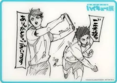 【中古】キャラカード 及川徹＆岩泉一 描きおろしクリアカード 「ハイキュー!!展」 来場者特典