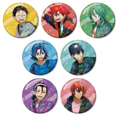 【中古】バッジ・ビンズ 全7種セット 「弱虫ペダル GLORY LINE 描き下ろし お出かけver. トレーディングホログラム缶バッジ」