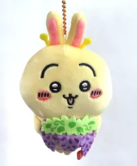 【中古】キーホルダー うさぎ(藤の花) ぬいぐるみキーチェーン 「ちいかわ なんか小さくてかわいいやつ」 足利限定
