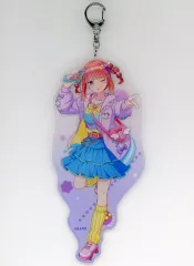 【中古】キーホルダー 中野二乃 アクキーGrande 「アタリつき!ブロマイド 五等分の花嫁∽ ぱすてるふぁっしょん」 スター賞
