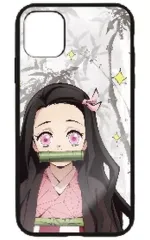 【中古】携帯ジャケット・カバー 竈門禰豆子 強化ガラスiPhoneケース/XR・11共用 「鬼滅の刃」