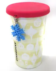 【中古】マグカップ・湯のみ ホリデー2020 シリコンリッドステンレスカップチャームスノー 355ml 「スターバックスコーヒー」