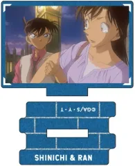 【中古】アクリルスタンド・アクリルパネル 工藤新一＆毛利蘭(B) 「名探偵コナン 場面写トレーディングメタリックミニアクリルスタンド 工藤新一collection vol.2」