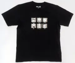【中古】Tシャツ 集合(歴代作品/コマ) 藤子・F・不二雄 90th Anniversary UT(グラフィックTシャツ) ブラック XLサイズ 「藤子・F・不二雄×ユニクロ」