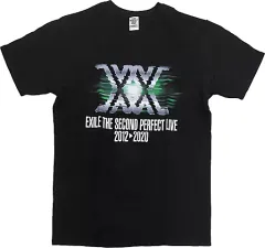 【中古】衣類 EXILE THE SECOND ツアーTシャツ ブラック Mサイズ 「EXILE THE SECOND PERFECT LIVE 2012-2020」