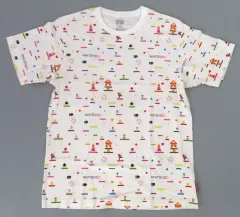 【中古】Tシャツ 総柄(キャラ＆モチーフ) グラフィックTシャツ ホワイト Mサイズ 「スーパーマリオブラザーズ×ユニクロ」 UTGP 2017 Nintendo