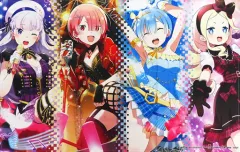 【中古】雑貨 エミリア＆レム＆ラム＆ベアトリス SPマルチクロス 「セガ ラッキーくじONLINE Re：ゼロから始める異世界生活 Lost in Memories 第2弾」 Wラッキー賞