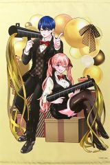 [중고] 태피스트리 에리카 & 凪(Birthday/GOLD) B2 태피스트리 [추첨 당당 뻐꾸기의 신부 에리카 & 凪 Birthday 복권] A-1상