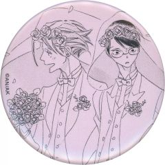 【中古】バッジ・ピンズ 佐条利人＆草壁光(b) 缶バッジコレクション 「くじメイト blanc」 E-8賞