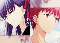 [중고] 머그컵·탕만 마키리 벚꽃&에미야 시로 종이제 A3 런천 매트 [극장판 Fate/stay night[Heaven's Feel] III.spring song×ufotable Cafe 제3기] 푸드 디저트 주문 특전