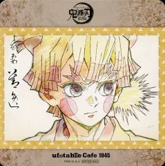 【中古】マグカップ・湯のみ 我妻善逸 コースター 「鬼滅の刃 遊郭編 キャラクター絵巻カフェ in ufotable Cafe×マチ★アソビCAFE 第三期」 ドリンクメニュー注文特典