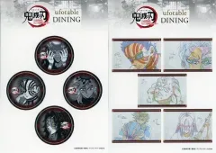 【中古】シール・ステッカー 集合(上弦の鬼) ステッカーセットB(2枚組) 「ワールドツアー上映 鬼滅の刃 上弦集結、そして刀鍛冶の里へ×ufotable DINING」 お楽しみくじ景品