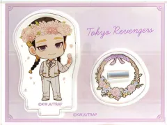 【中古】アクリルスタンド・アクリルパネル 灰谷蘭 「東京リベンジャーズ トレーディングアクリルスタンド ミニキャラ花冠ver.」 AnimeJapan 2025グッズ