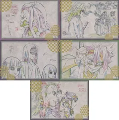 【中古】ポストカード(キャラクター) 集合 ポストカードセットB(5枚組) 「鬼滅の刃×ufotable DINING 第6期」 お楽しみくじ景品