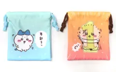 【中古】バッグ ハチワレとラッコ お出かけ楽しみ!な小分けに便利な2個セットミニ巾着 「ちいかわ なんか小さくてかわいいやつ」