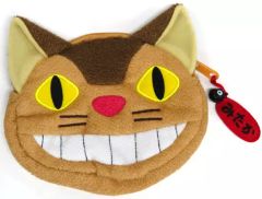 【中古】バッグ ネコバス フェイスポーチ 「となりのトトロ」 三鷹の森ジブリ美術館グッズ