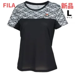 FILA  フィラ  テニス  ウェア  ゲームシャツ  Lサイズ  新品未使用  黒
