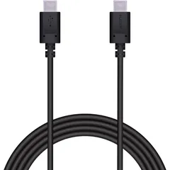 エレコム USBケーブル TypeC to TypeC PowerDelivery対応 【最大3Aで高速充電】 USB2.0認証品 2.0m ブラック 【iPhone 16 シリーズ 対応検証済】 MPA-CC20PNBK