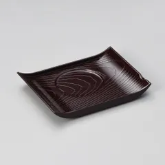 ［Ａ］羽反木目茶碗むし台 新溜