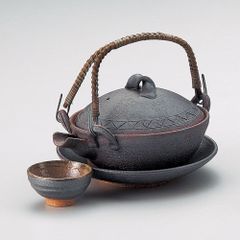 森岡成好作「土瓶」/陶器/南蛮焼締 - メルカリ