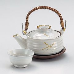 古い大型の長方形植木鉢2個/サツキ松伯雑木盆栽/裏印在銘縁あり
